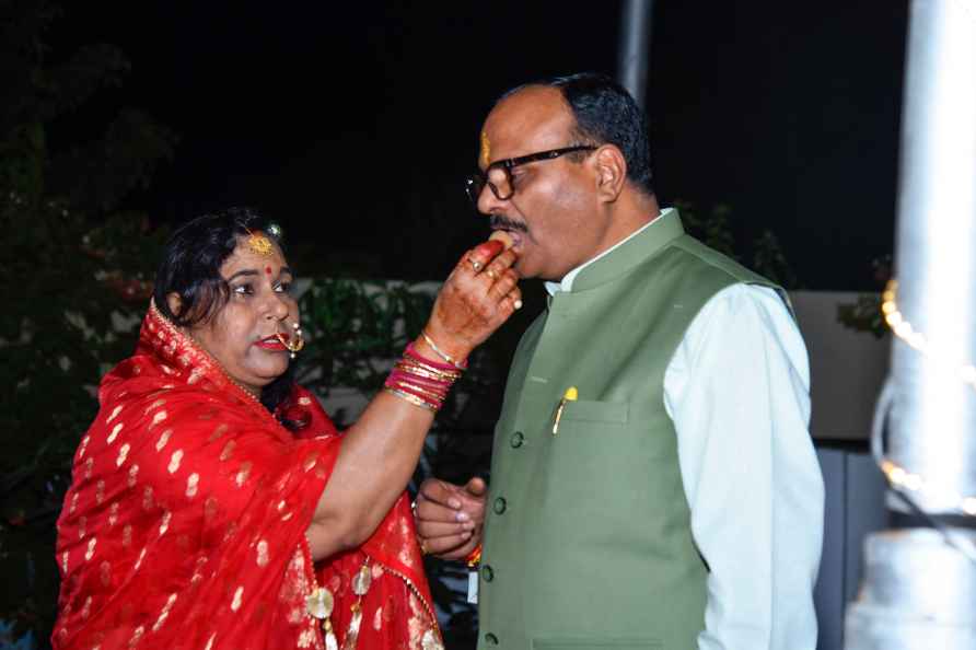 Uttar Pradesh Deputy CM celebrates Karva Chauth