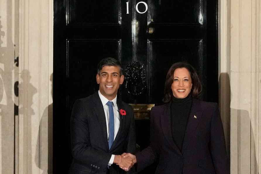 Kamala Harris meets Rishi Sunak