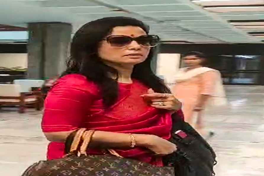 Mahua Moitra at Parliament