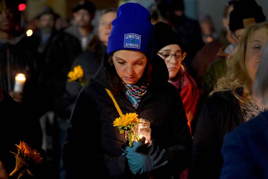 Vigil after mass shooting in Lewiston