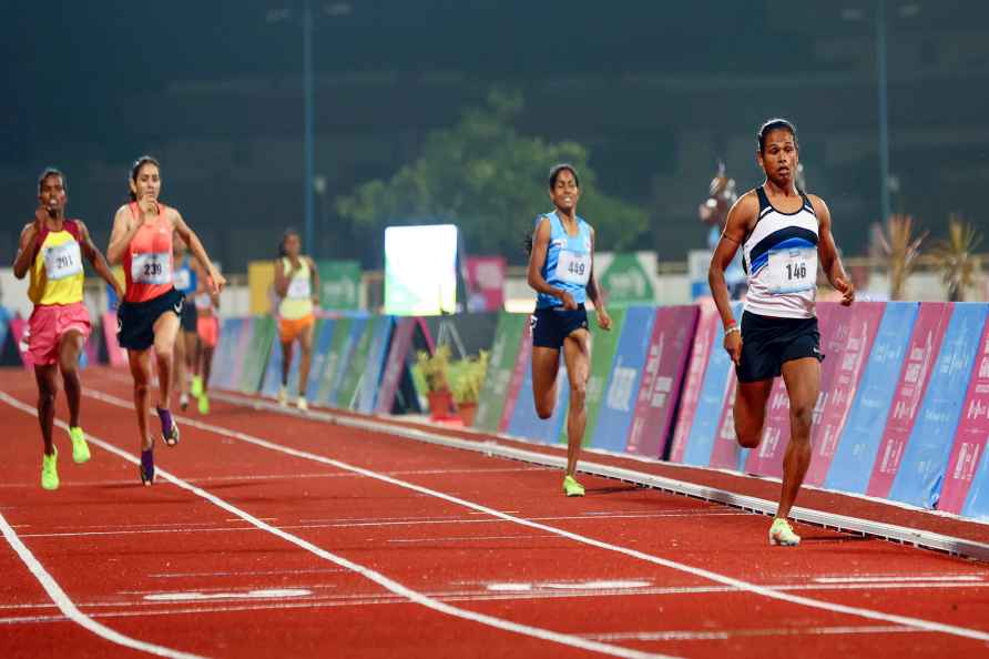 **EDS: TO GO WITH STORY** Panaji: Athlete KM Chanda competes in ...