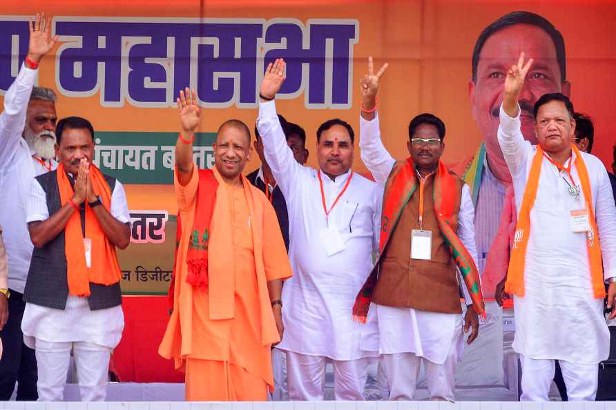 Yogi Adityanath in Chhattisgarh