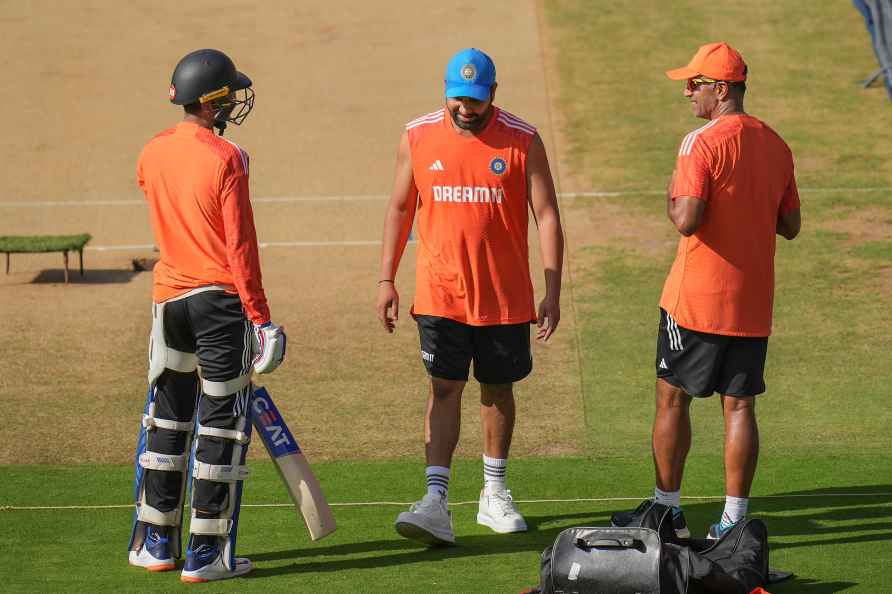 Team India's practice session in Bengaluru