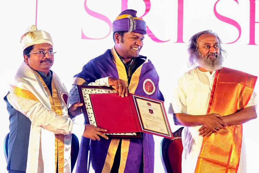 Cuttack: Sand artist Sudarsan Pattnaik receives Doctorate degree...