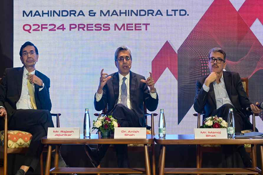 Mahindra Group press conference in Mumbai