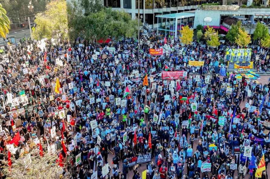 March against APEC Summit in US