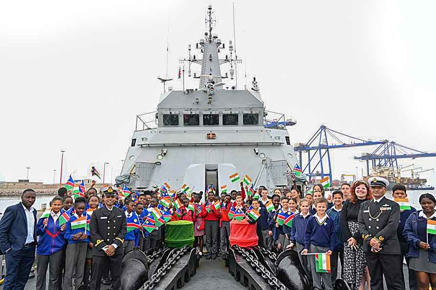 INS Sumedha in Namibia