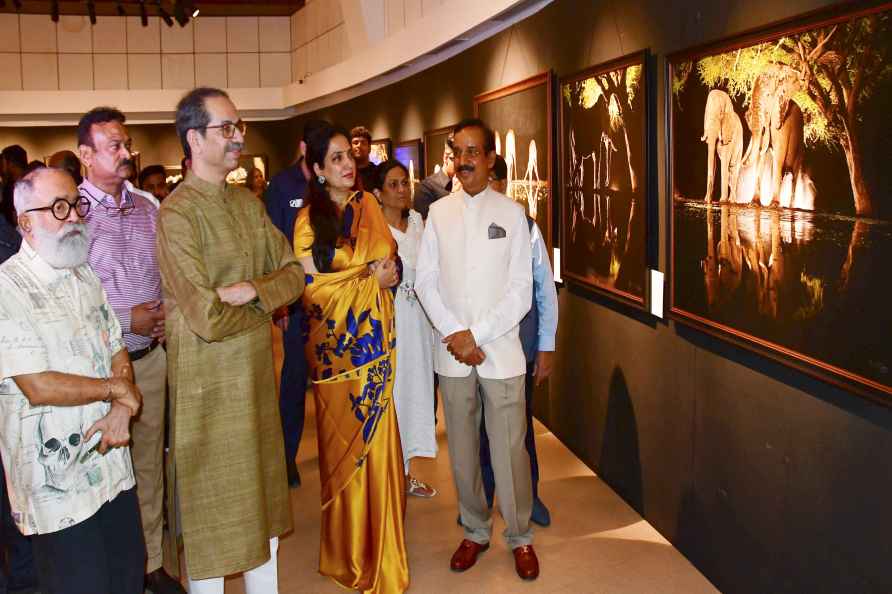 Mumbai: Shiv Sena (UBT) chief Uddhav Thackeray with wife Rashmi ...