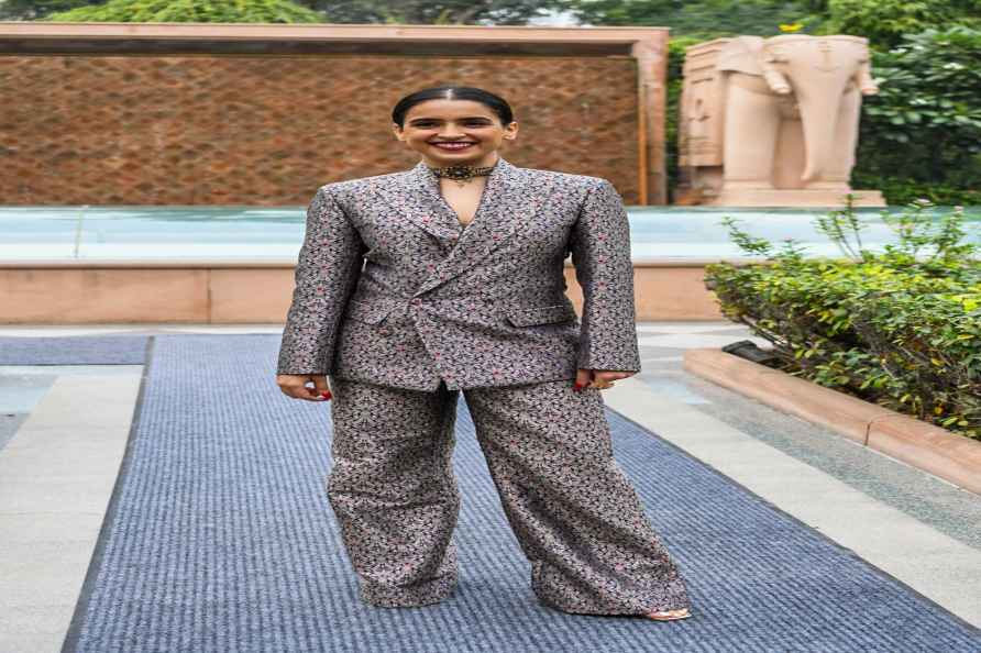 New Delhi: Bollywood actor Sanya Malhotra during a promotional event...