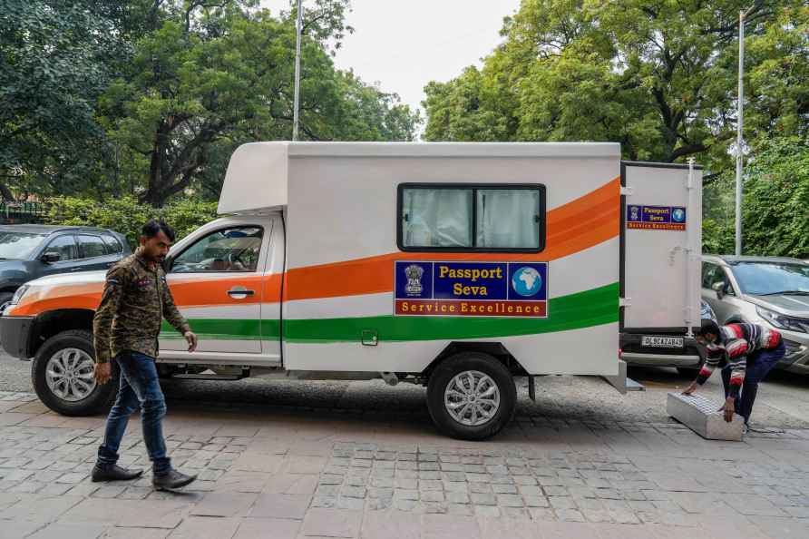 Passport Sewa mobile van