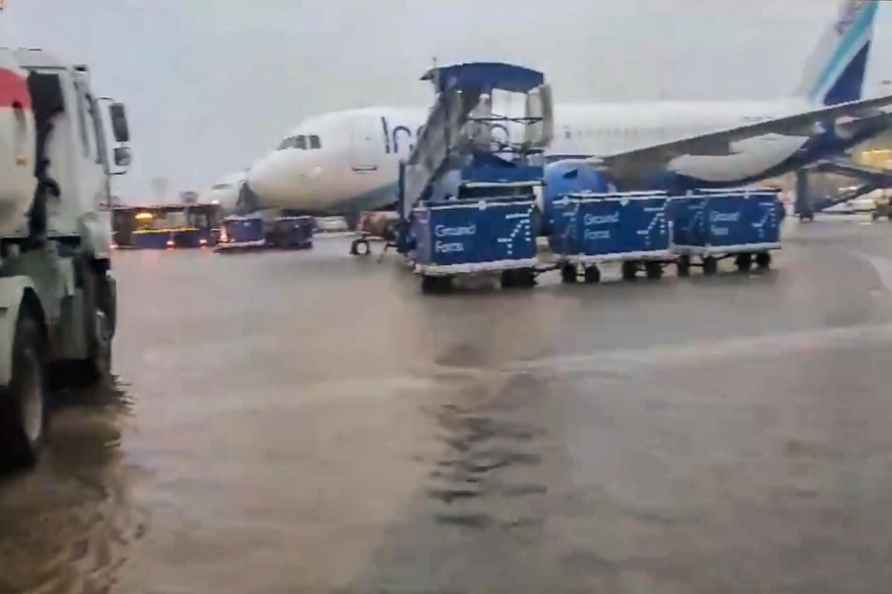 Cyclone Michaung: Chennai Airport inundated