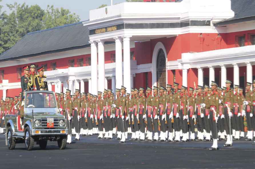 Passing out parade at IMA in Dehradun