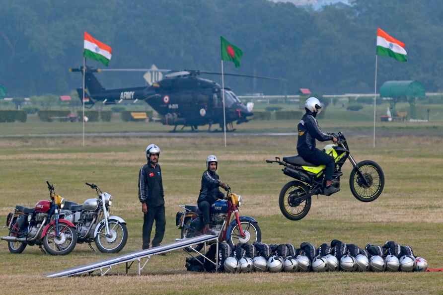 Rehearsal for Vijay Diwas' celebration