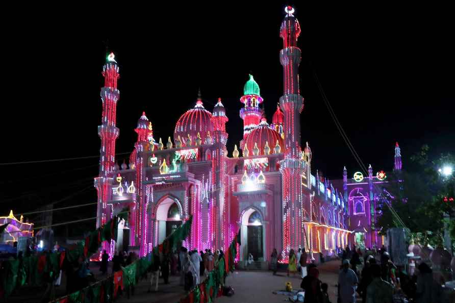 Thiruvananthapuram: Beemapally Dargah Shereef illuminated as part...