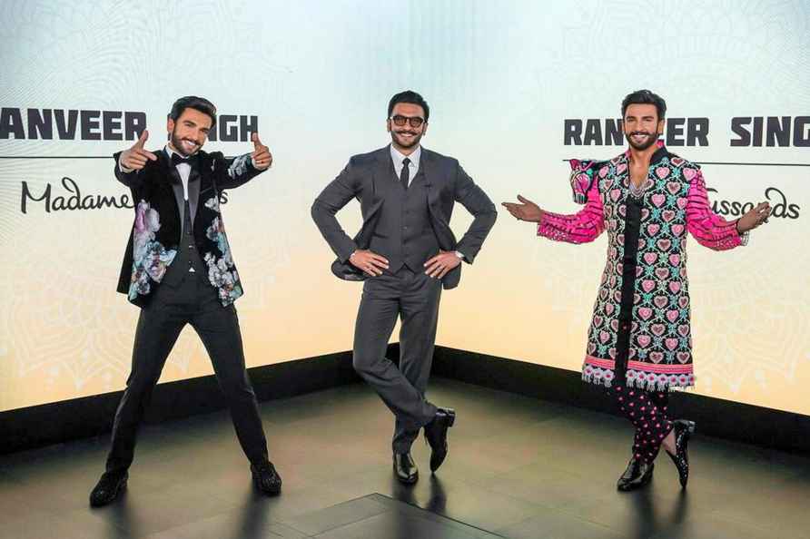 Wax statue of Ranveer Singh