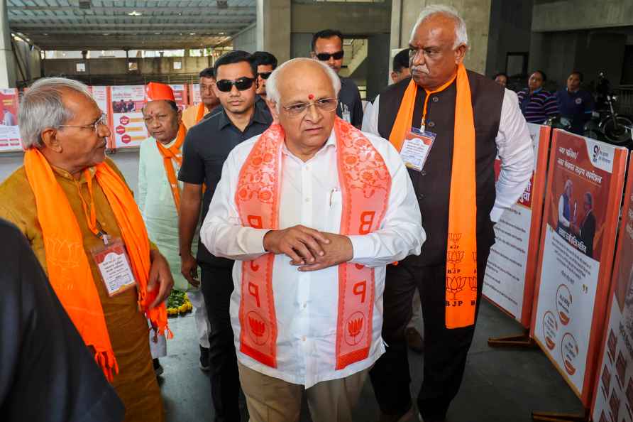 Gujarat CM at an exhibition