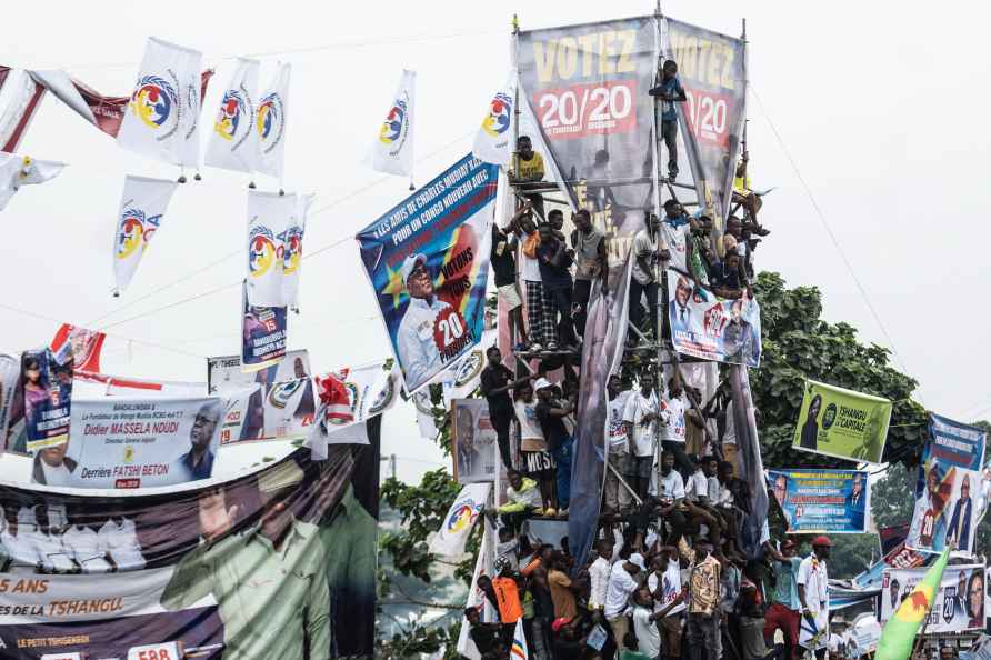 Rally ahead of presidential elections in Congo