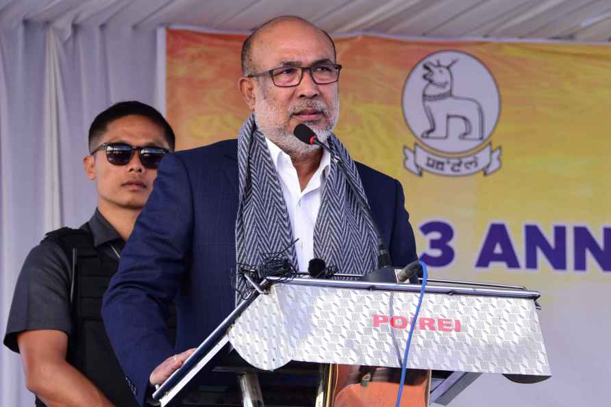 CM N Biren Singh in Manipur