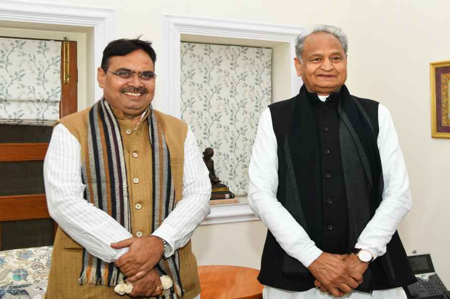 CM Bhajanlal Sharma meets Ashok Gehlot