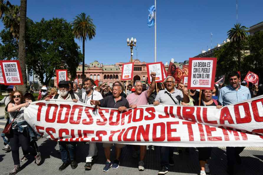 Protest against economic measures in Argentina