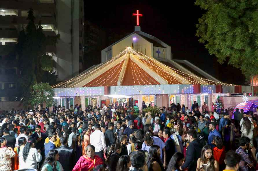 Christmas eve Mass in Rajkot