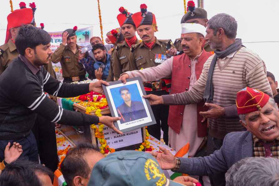 Funeral of Naik Karan Kumar in Kanpur