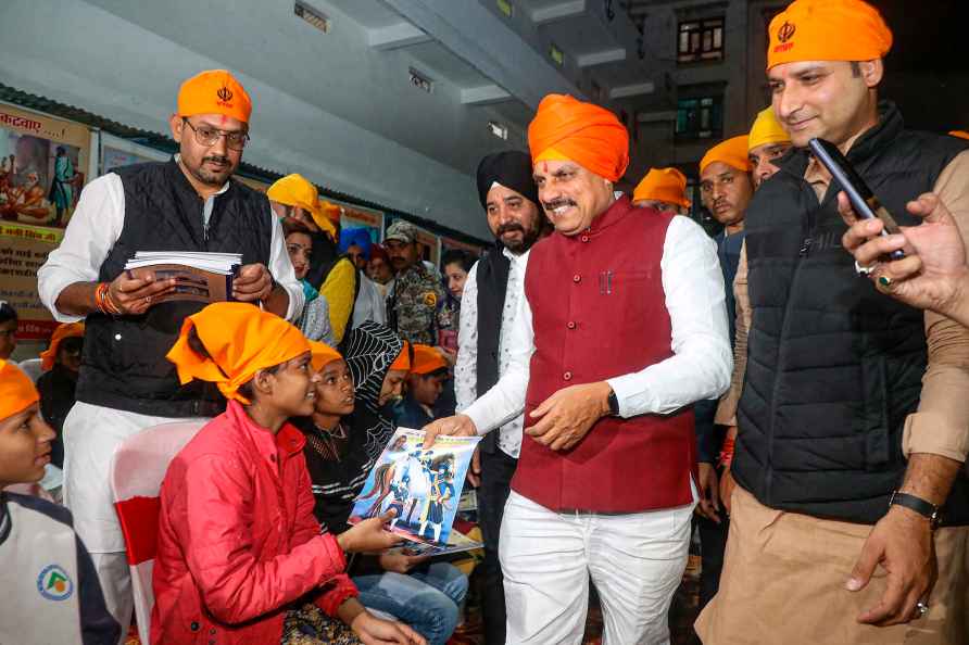 Mohan Yadav at Gurudwara Guru Nanak Tekri