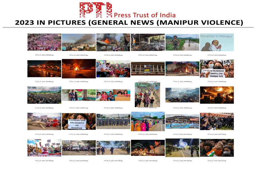 Contact-Sheet of Yearenders: Manipur Violence