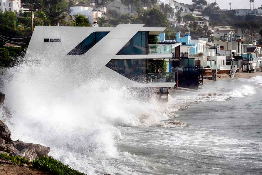 High tides in California