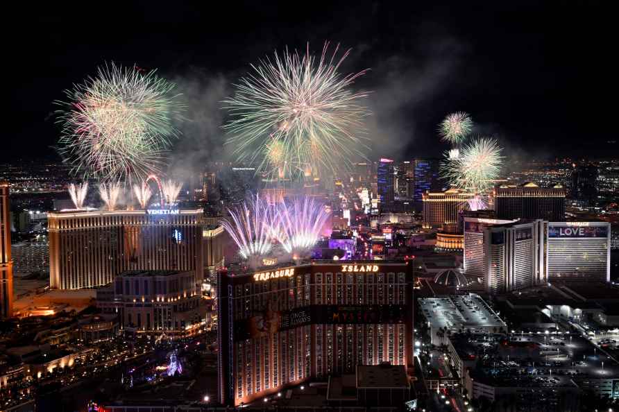 New Year's Eve celebration, Las Vegas