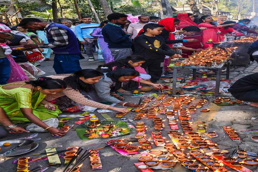 New Year 2024: Devotees in Tezpur