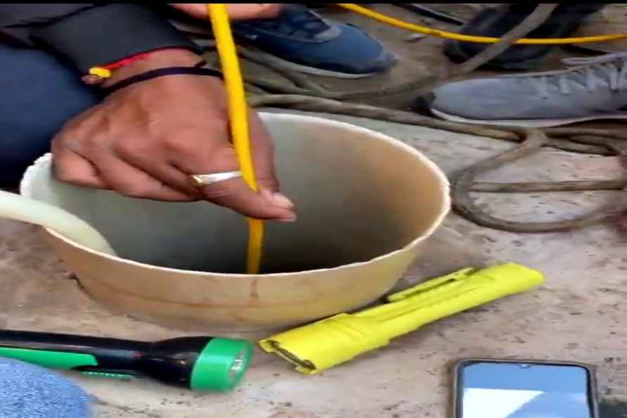 2.5-year-old fell into 30-feet deep borewell