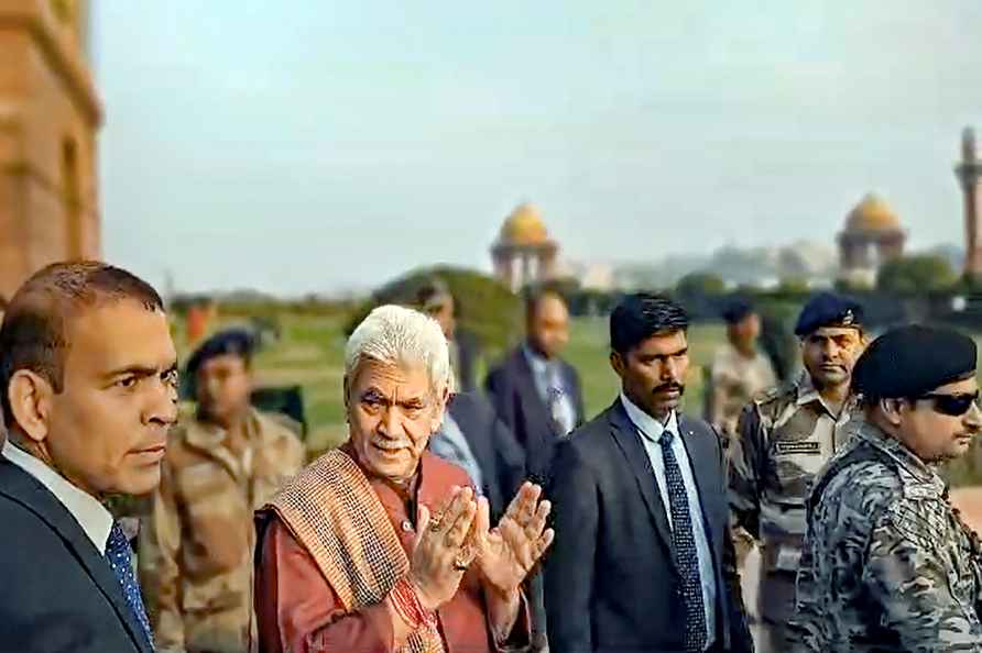 Manoj Sinha at Home Ministry in Delhi