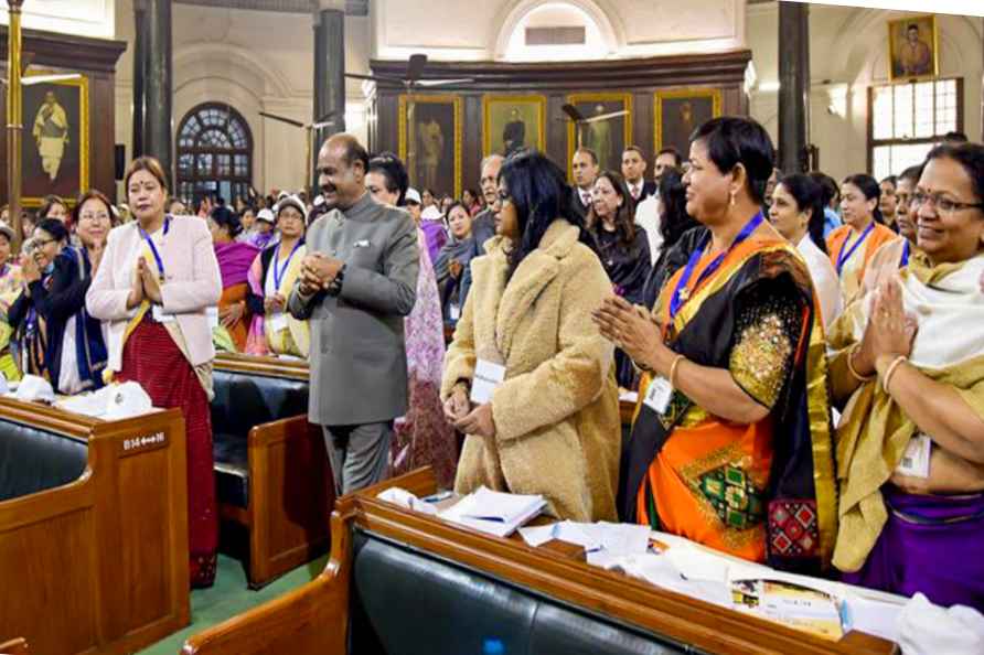 Om Birla at From Panchayat to Parliament event