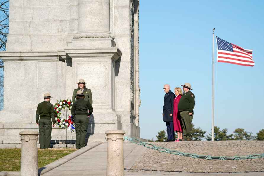 Biden visits National Memorial Arch