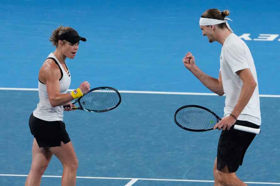 United Cup doubles semifinal tennis match