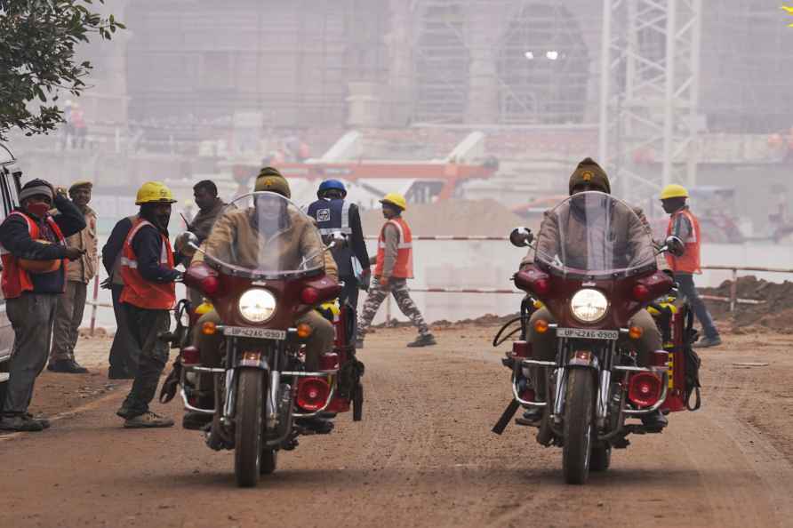 Firefighters deployed at Ayodhya's Ram temple complex