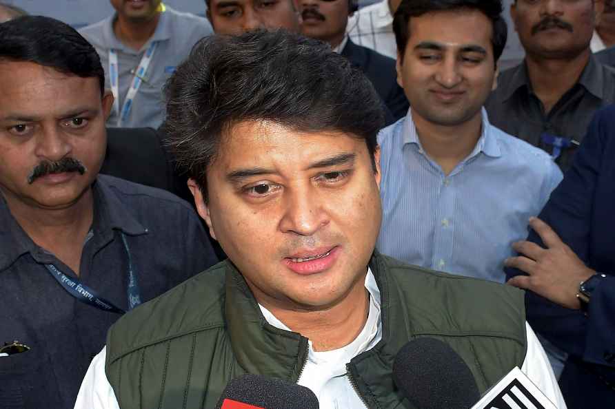 Jyotiraditya Scindia in Nagpur