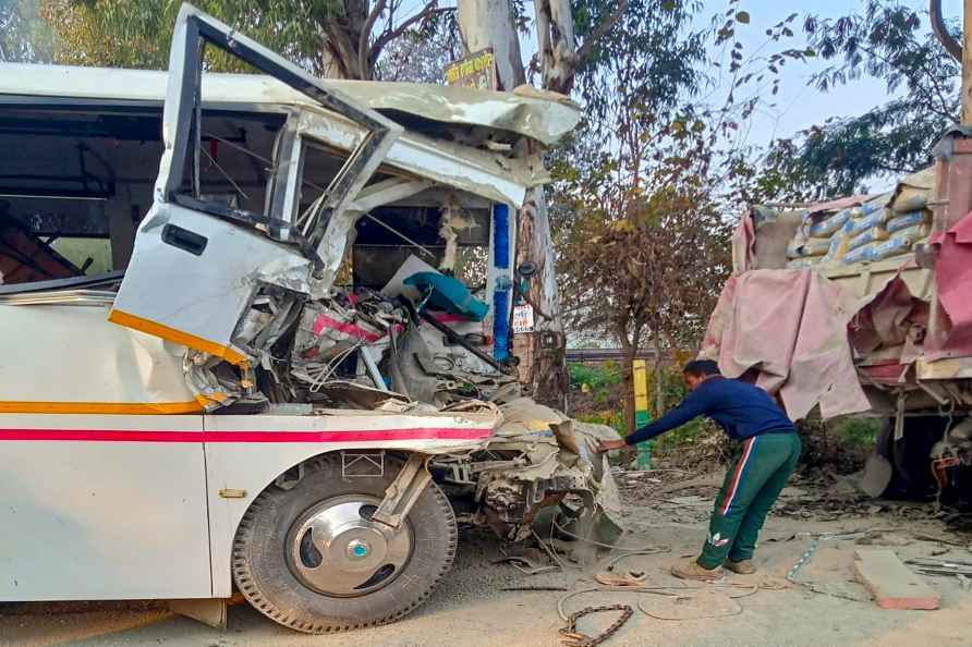 Road accident in Hoshiarpur