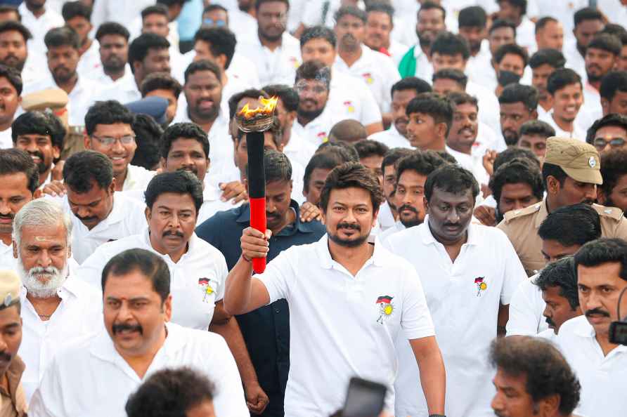 Torch light campaign from Chennai to Salem