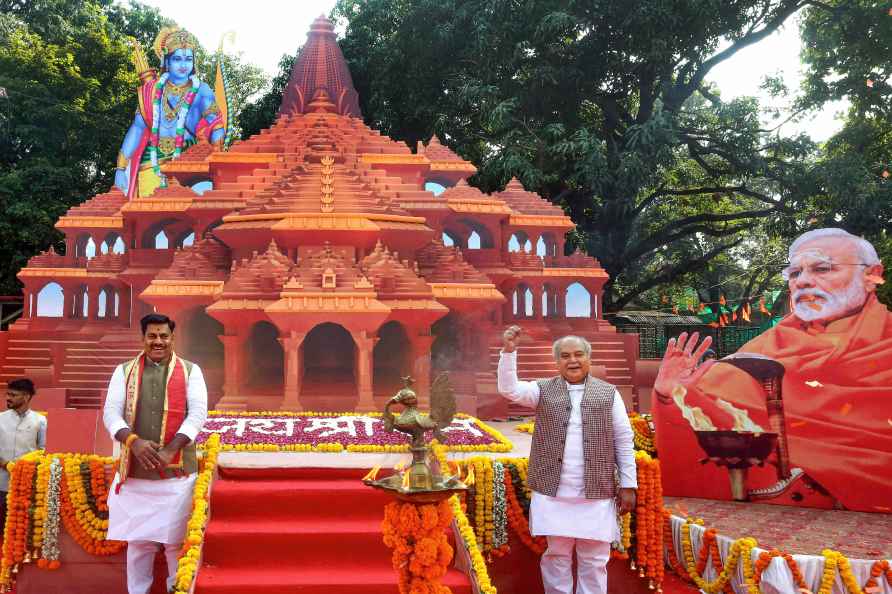 Ram Mandir model in Bhopal