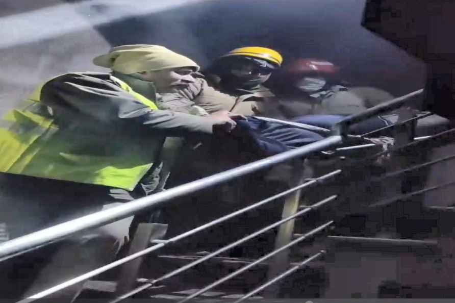 Fire in multi-storey building in Delhi