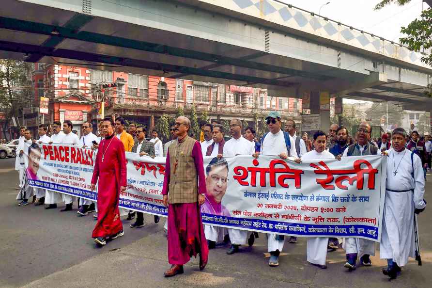 Peace rally in Kolkata