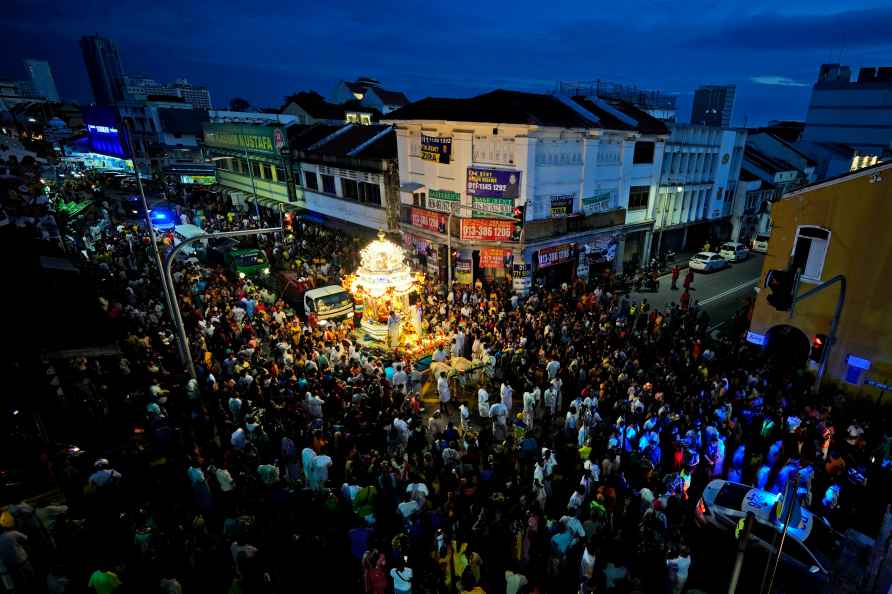 Thaipusam celebrations at Penang Island