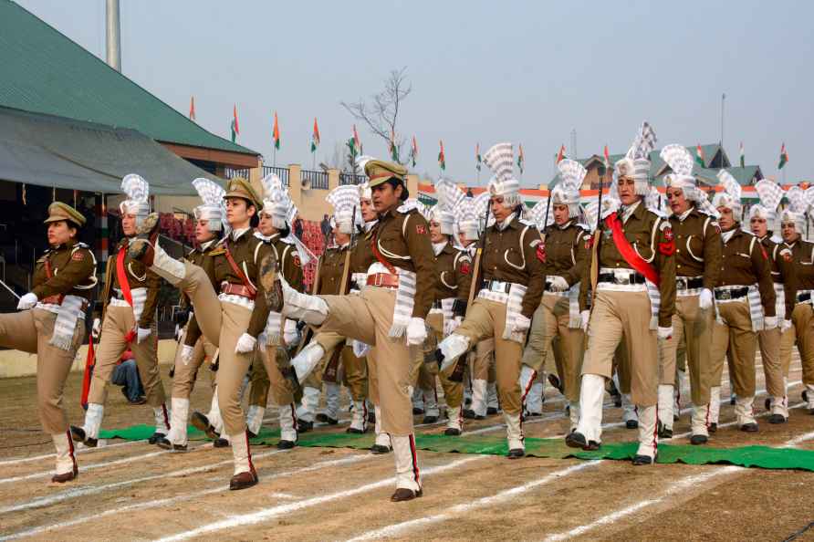 Republic Day rehearsals in Srinagar