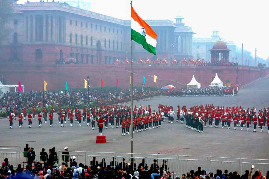 Full Dress Rehearsal of Beating Retreat Ceremony