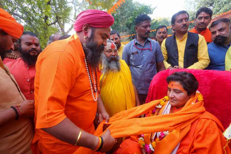 Pragya Thakur celebrates her Sanyas Diwas