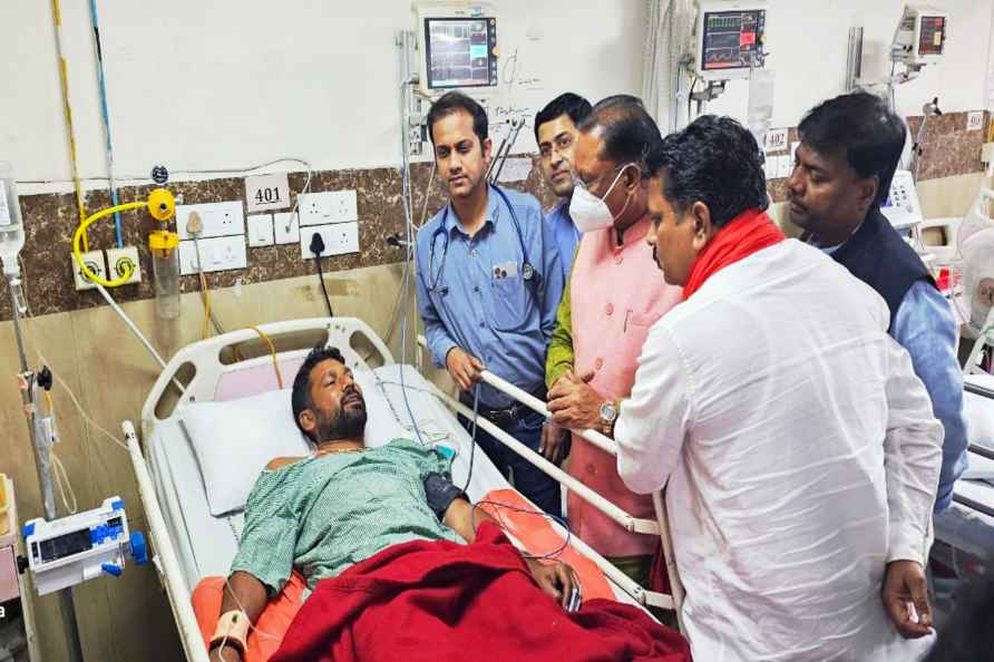 CM Vishnu D Sai meets injured jawan of Naxal attack