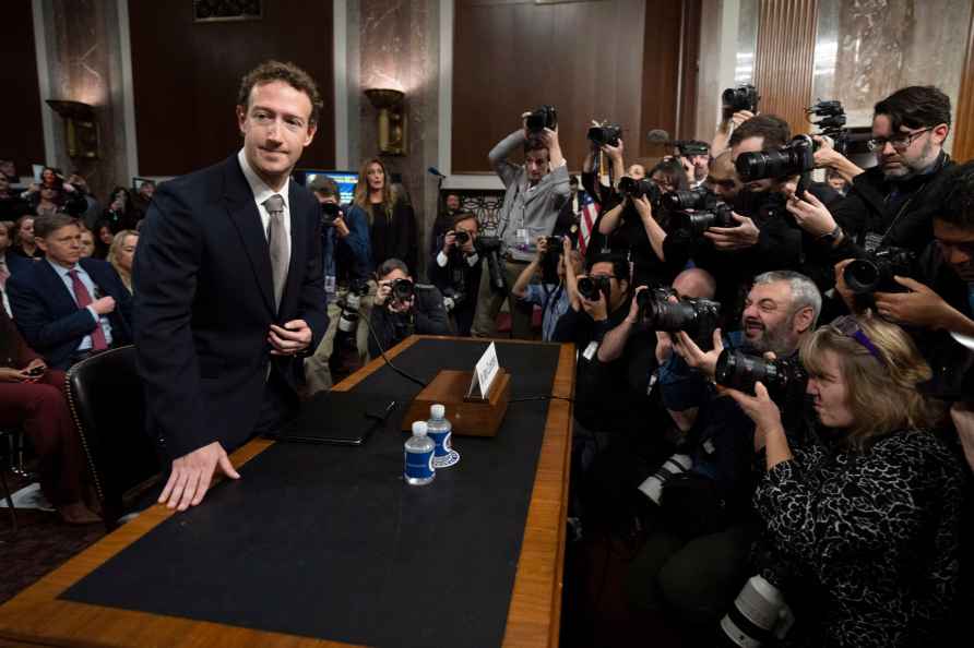 Meta CEO Mark Zuckerberg, arrives to testify before a Senate Judiciary...