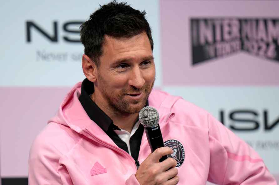 Lionel Messi press conference in Tokyo